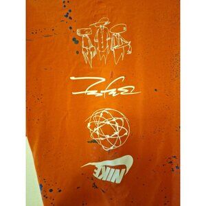 Nike x Futura Max90 T-Shirt Light Crimson Japan Men’s Size Sm Oversized Red